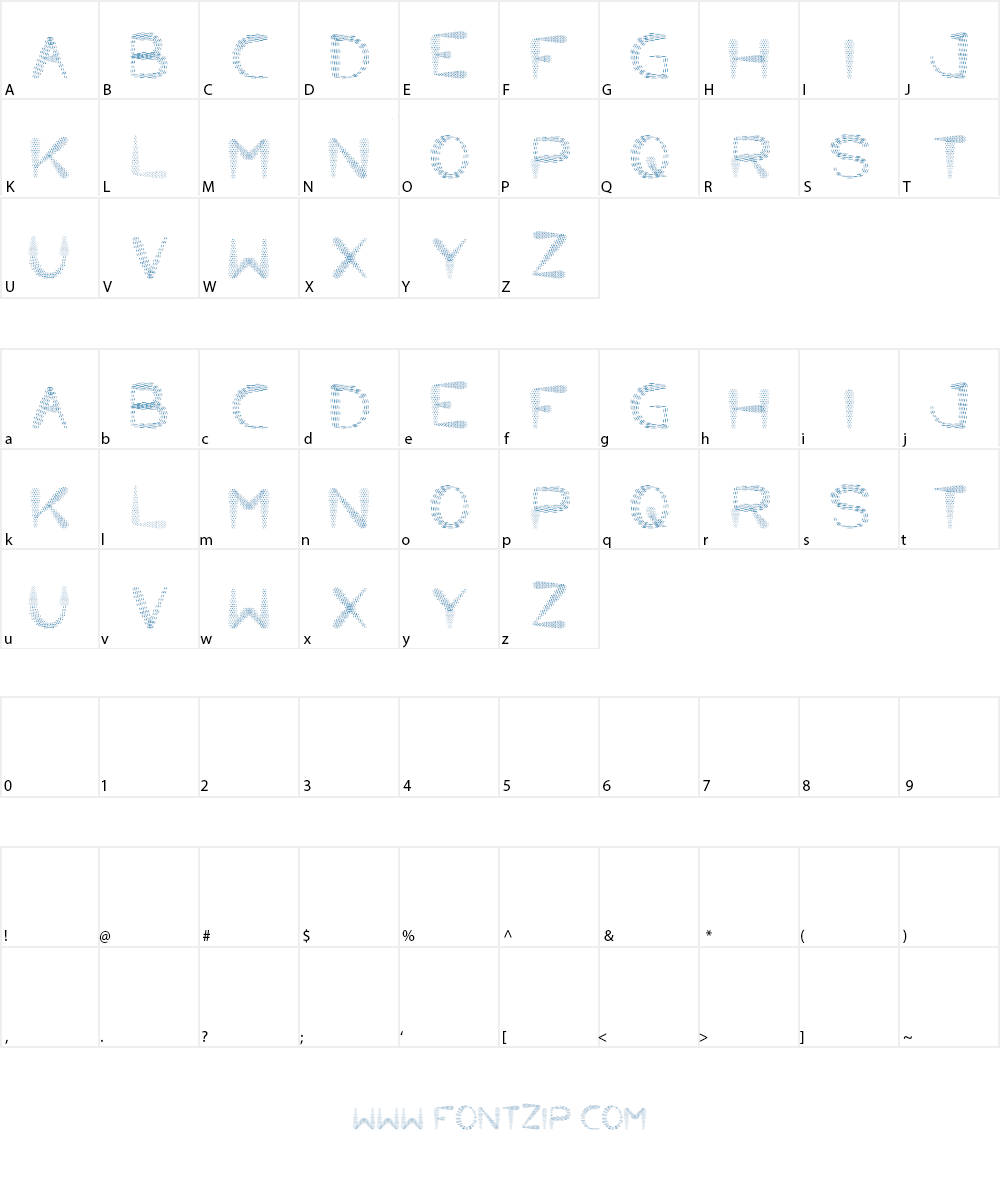 Little Ant Font Character